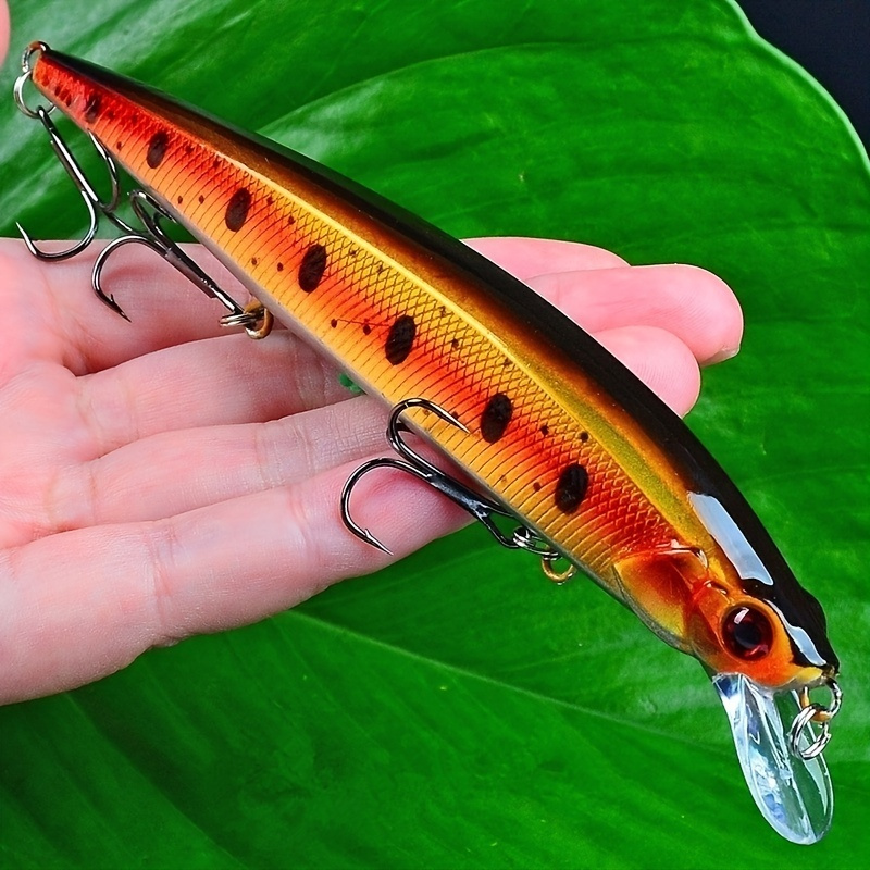 1pc 3D Eye Fishing Lure with 3 Hooks - Hard Bait for Freshwater and  Saltwater Fishing - 14cm/5.51in, 18.5g - Realistic Design for Increased  Strikes