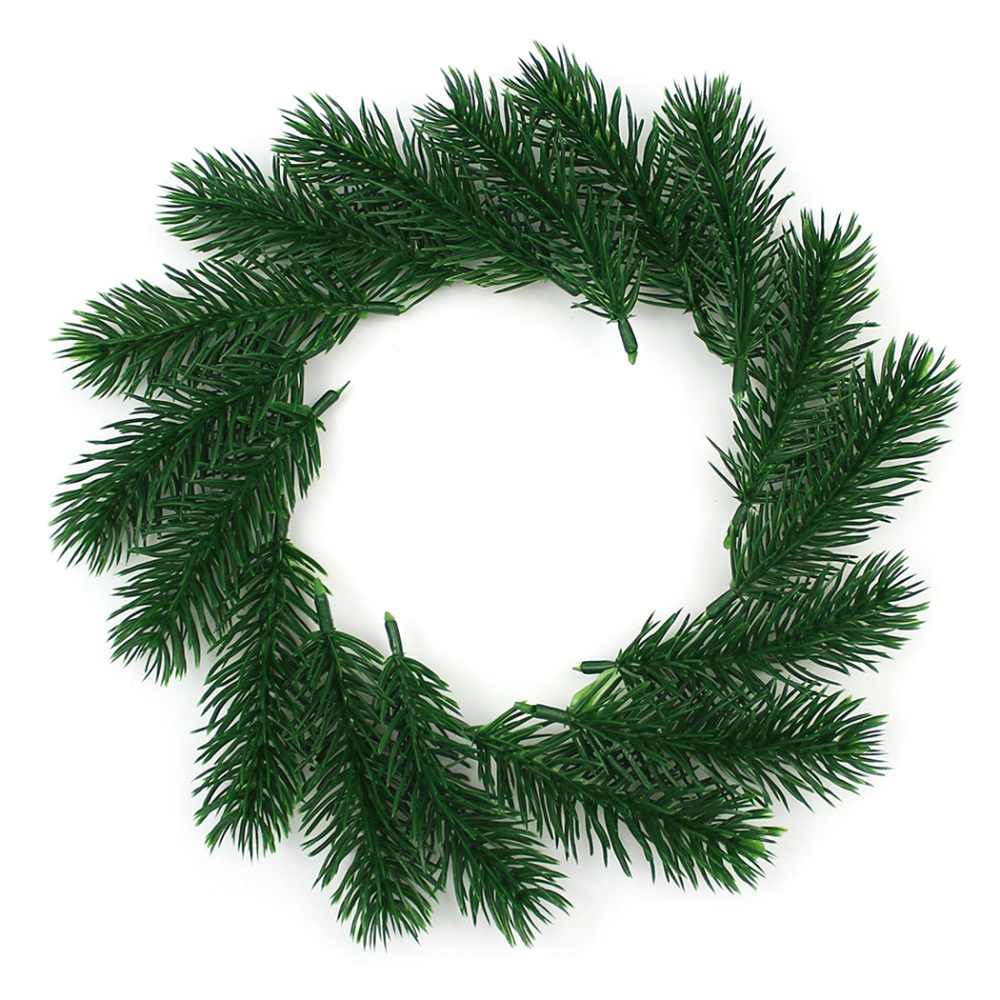 Image of 50pcs, Mini Artificial Pine Needles Garland For Christmas Tree Ornament And Party Decorations - Realistic Simulation Plants