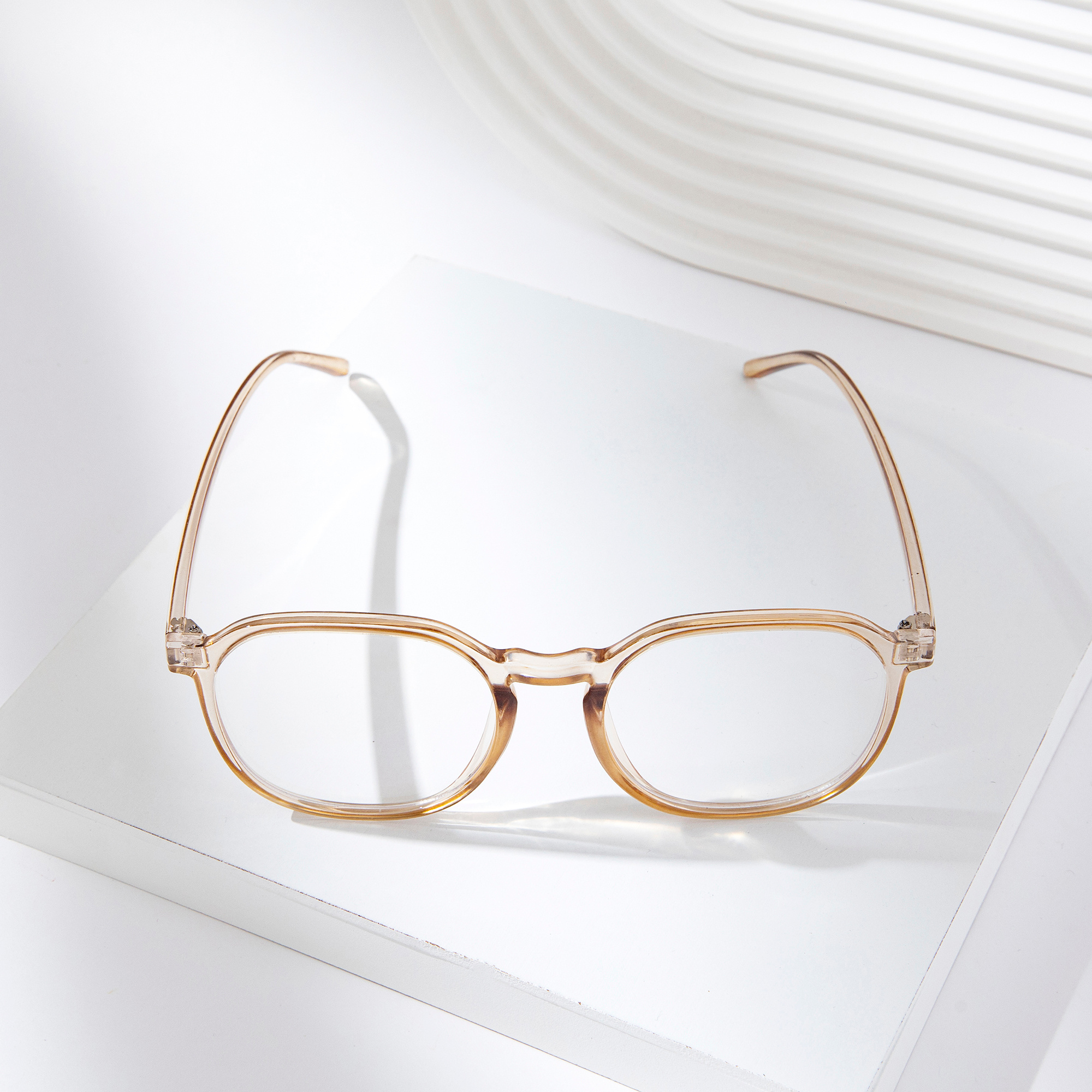 Stylish Square Frame Light Blocking Glasses
