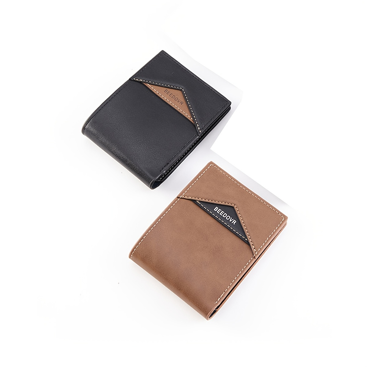 Short Snake-printed Soft Leather Multi-card Slot Wallet For Men