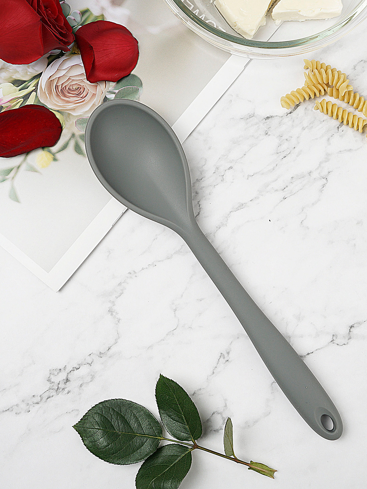 Silicone Nonstick Spoons Food Grade Silicone Cooking Spoon Temu