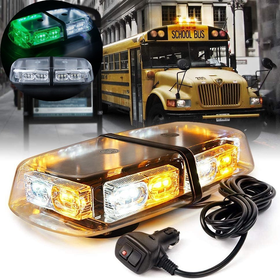 36 Led Rooftop Mini Bar Strobe Lights Emergency Hazard Warning Light