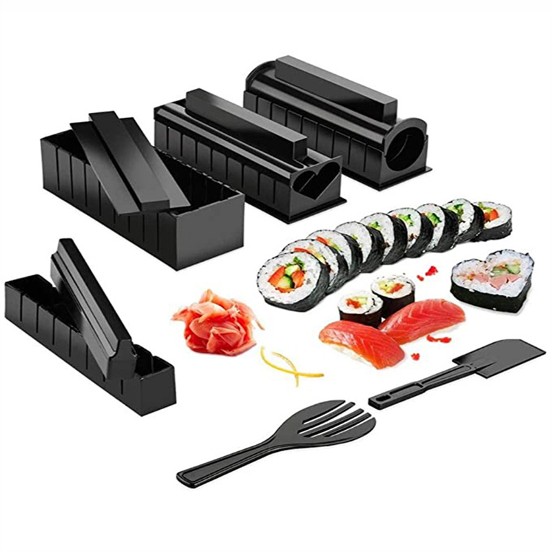 Sushi Making Kit 11 Pieces With 8 Different Sushi Maker Mold Diy Su