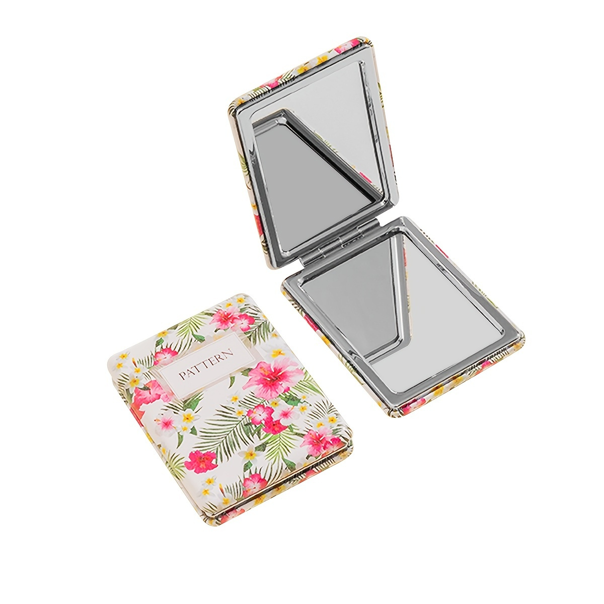 Digimall Designer Compact Pocket Mirror for Makeup Swan Design