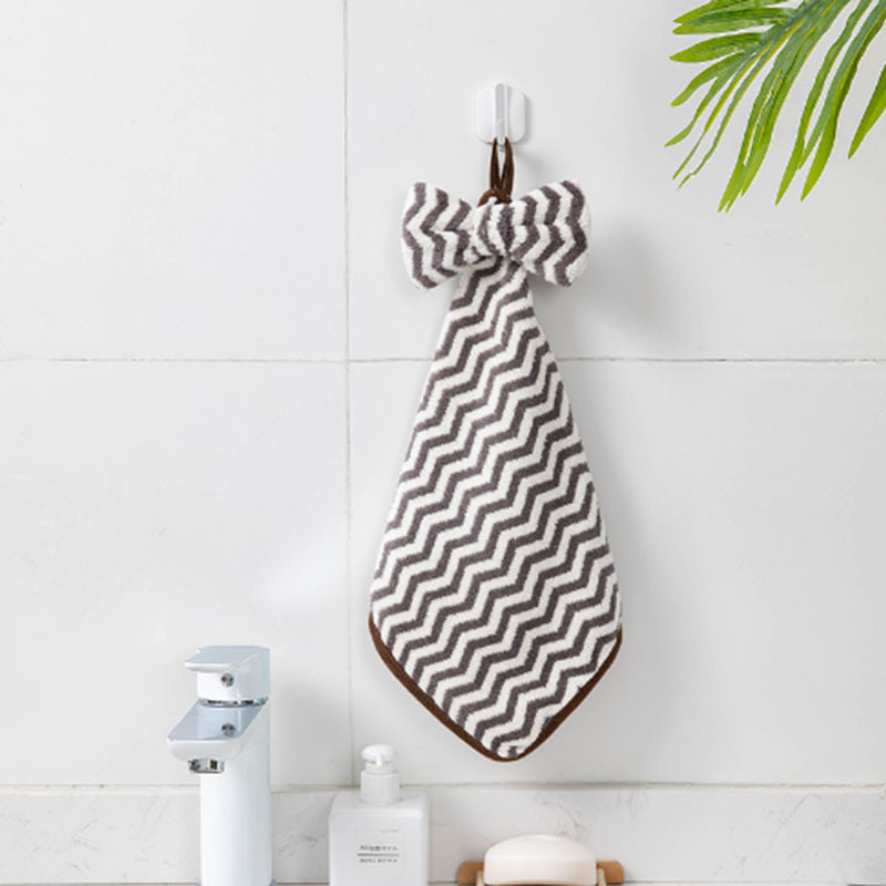 Household Bow Hanging Hand Towel Cute Dish - Temu