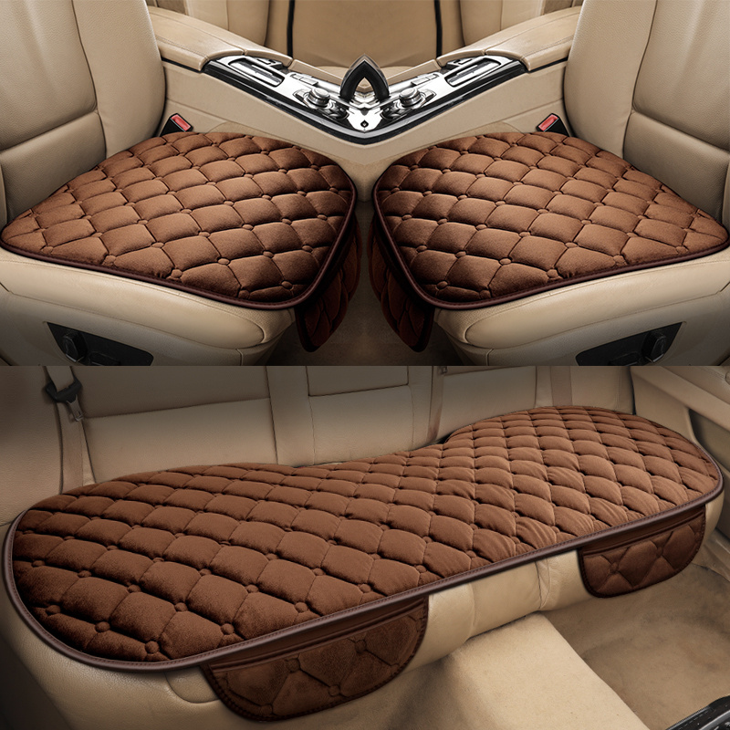 Car Seat Cushion Non slip Rubber Bottom With Storage Pouch - Temu Kuwait
