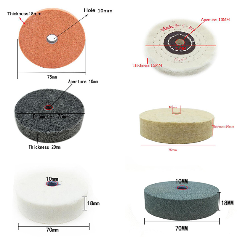 Dia Buffing Pad Grinding Wheel Abrasive Disc Kits Arbor Hole Temu