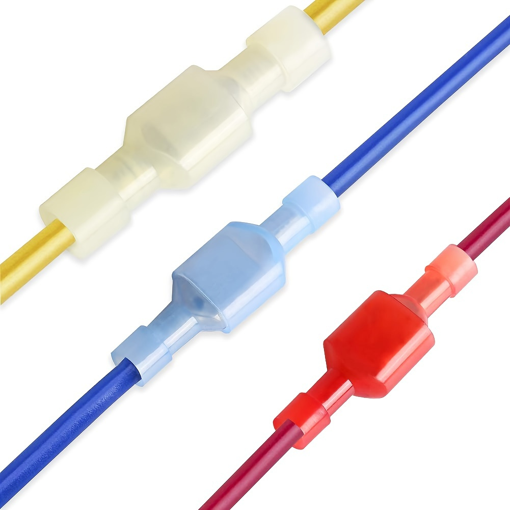 20pairs 1 4 Quick Wire Disconnect Kit 22 10 Gauge Nylon Fully Insulated 