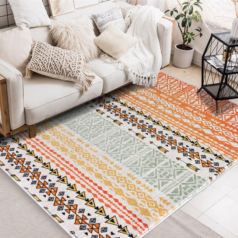 Abstract Style Carpet for Living Room Simplicity Style Big Size Bedside Rugs  Decor Bedroom Non-slip Washable Flannel Floor Mats