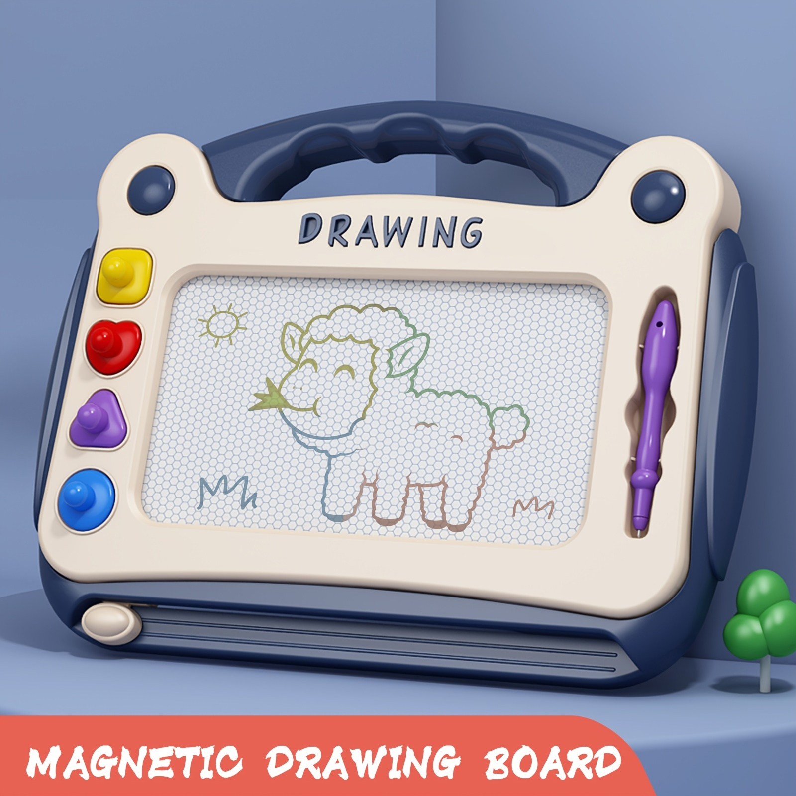  Magnetic Drawing Board for Kids, Educational Preschool