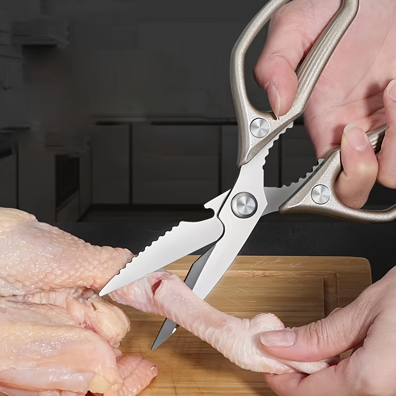 Sturdy Kitchen Shears Will Quickly Cut Chicken Bones and Butcher