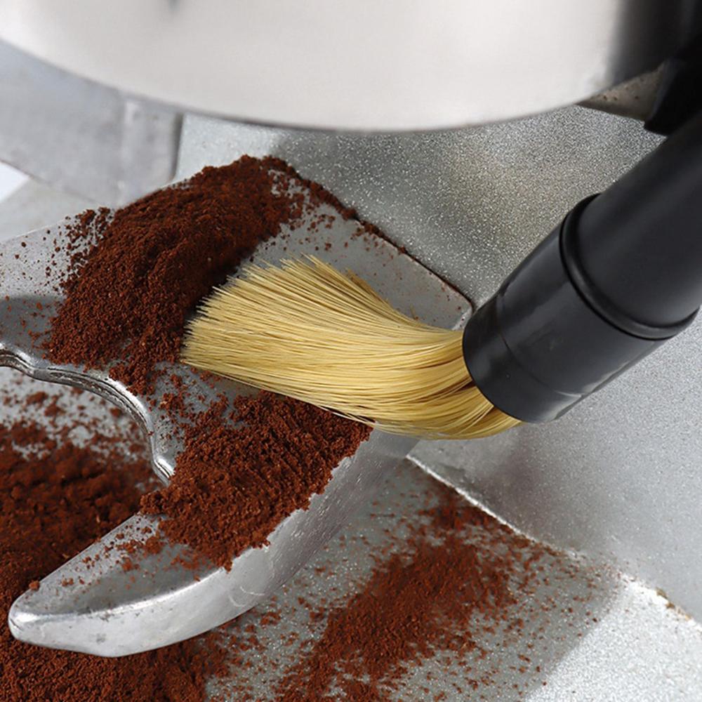1pc Coffee Machine Cleaning Brush With Concentrated Powder For