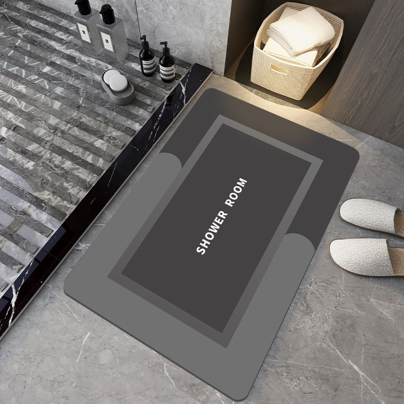 Super Absorbent Quick Drying Ultra Thin Bath Mat For Shower, Kitchen, And  Bathroom Non Slip Diatom Mud Floor Mats With Door Protection 230926 From  Huo10, $12.97