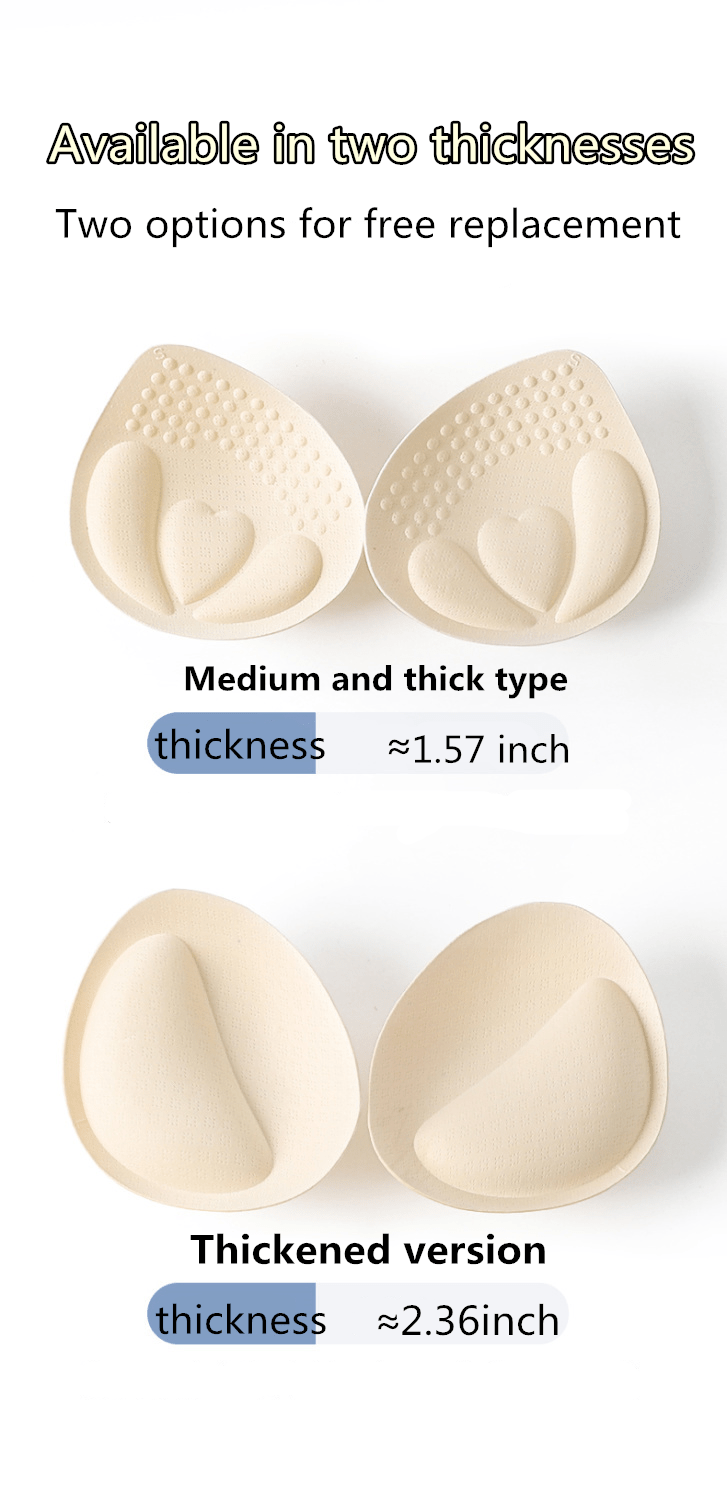 Thickened Insert Underwear Bra Scale Chest Latex Pads - Temu Canada