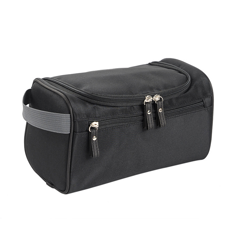 Large Capacity Travel Toiletry Bag for Men & Women - Durable Fabric, Zipper Closure, Foldable Design, Lightweight, Ideal for Outdoor & Home Use, Bathroom Essentials Organizer|Foldable Bag|Zippered Bag