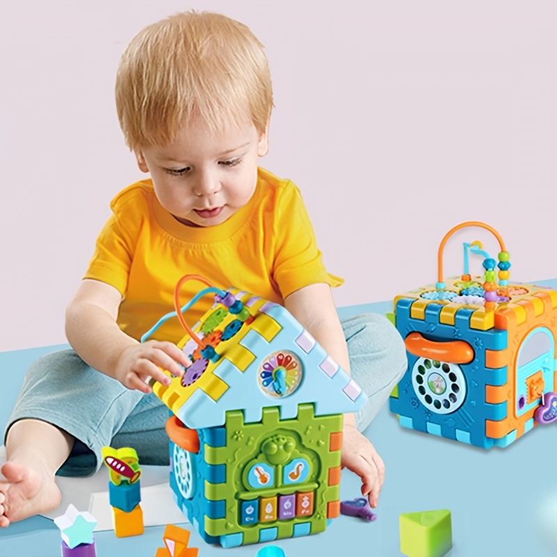 Puzzle Assembly Fun House Building Blocks Para Niños Y Niñas Bebés Temu