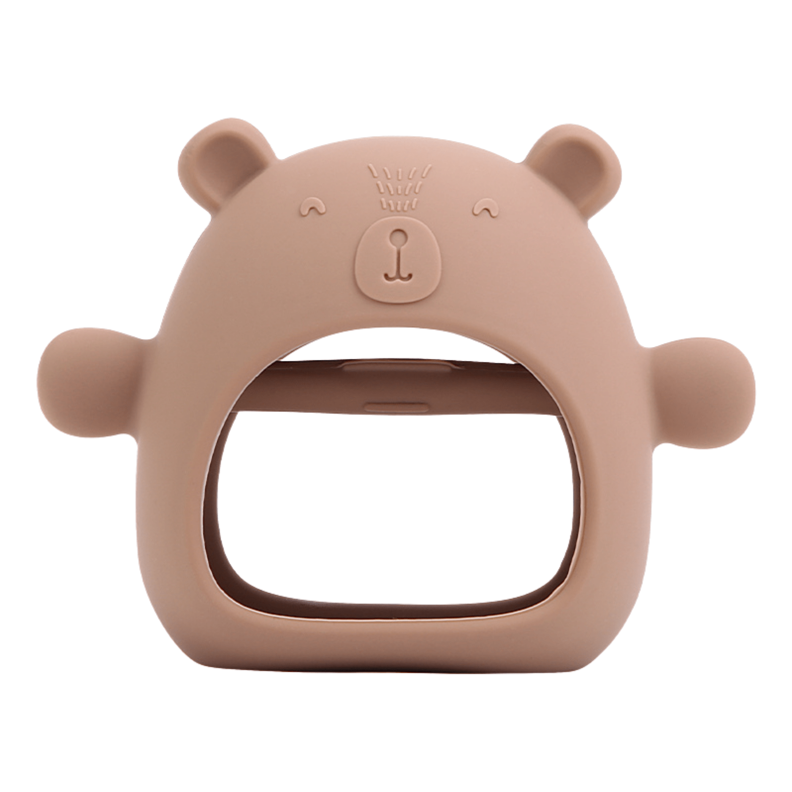 Bear Buddy Silicone Teething Toy for 6M Babies Soft Textures Easy to Hold