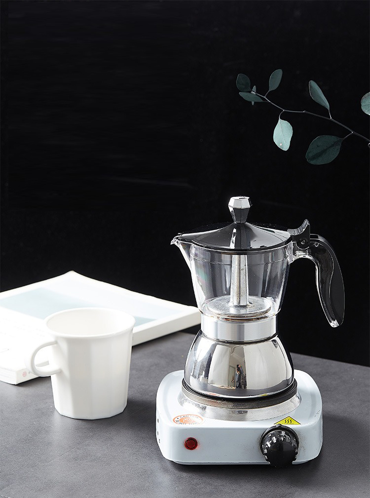 Elegant Foodie Cuban Coffee Maker - Stylish Espresso Moka Pot 6