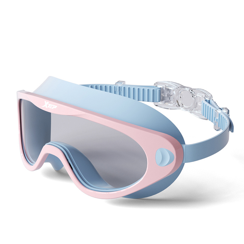 HD Waterproof Anti-fog Swimming Goggles Large Frame