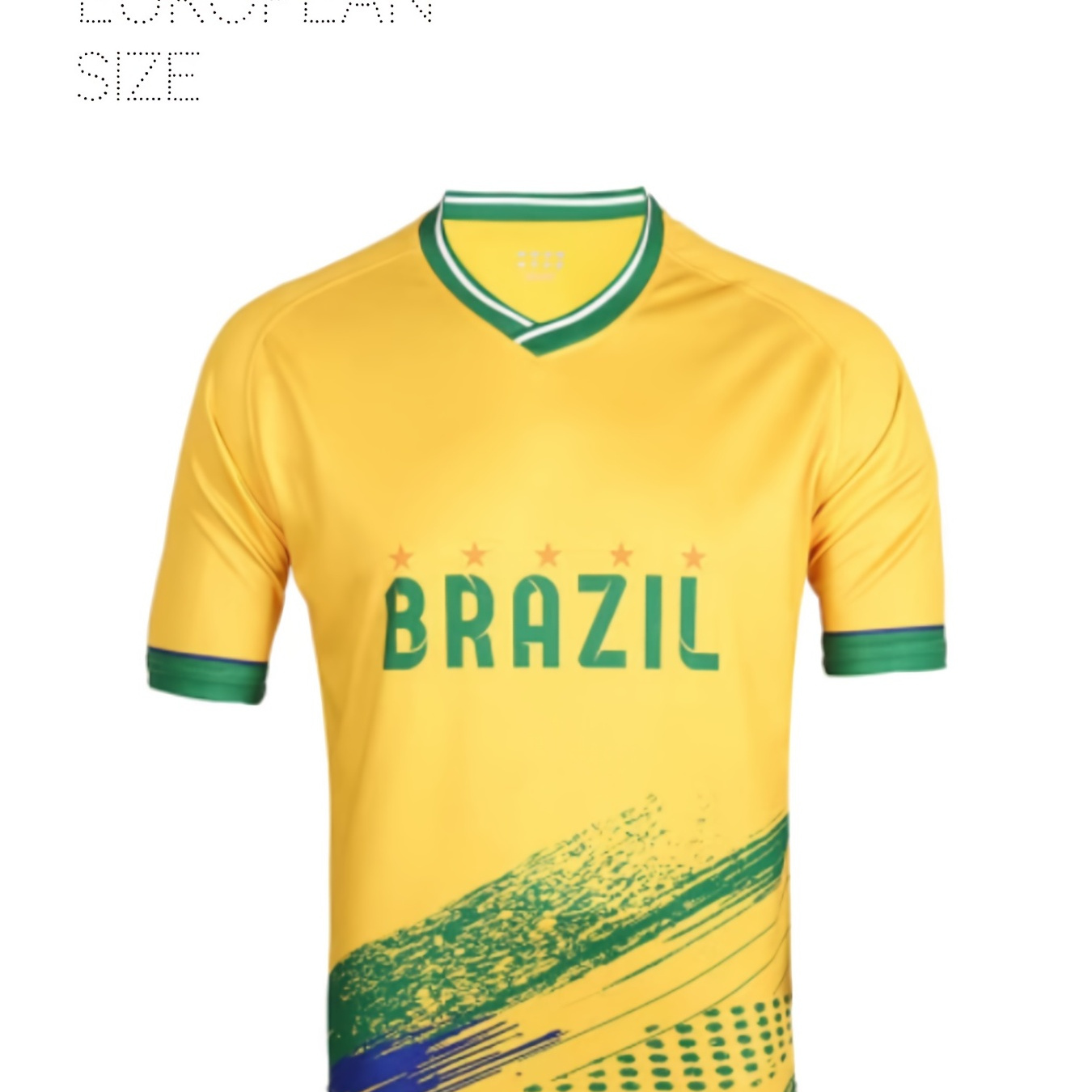 Brazil Football' Women's V-Neck T-Shirt