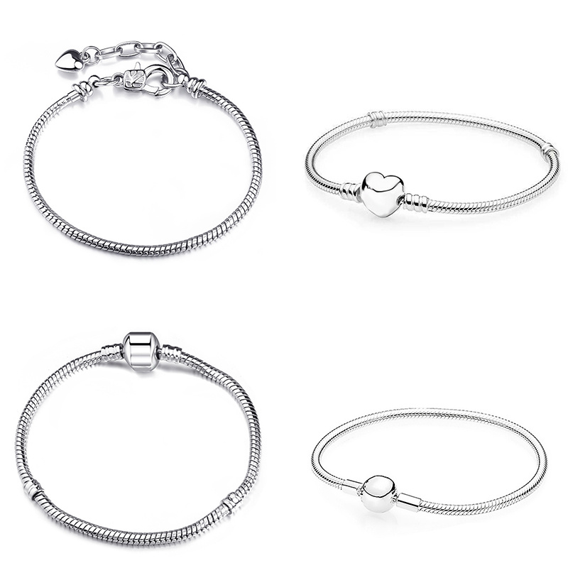 Stainless Steel Snake Chain Bracelets Fashion Bangle Diy - Temu