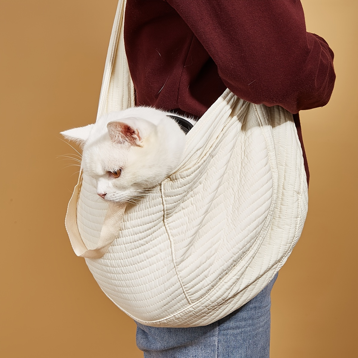 Outdoor Pet Bags With Sling, Cute Lightweight Carrier For Cat Small Dog