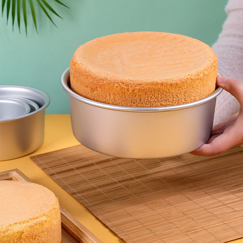 Non-stick Deep Aluminum Round Cake Pan, With Removable Bottom For  Wedding/birthday/christmas Cake Baking Round Cake Tin Set With Loose Base -  Temu