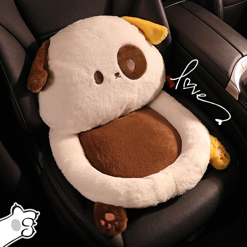 Seat Cushion Cute Animal Plush Seat Cushion Waist Pillow - Temu