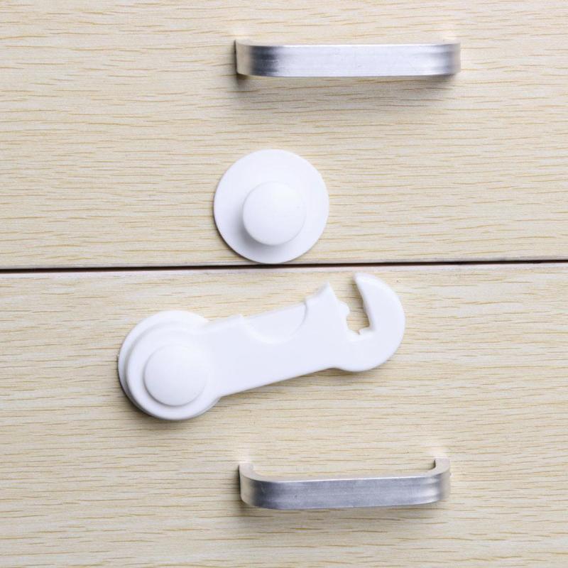 10pcs pack child safety protective products baby products baby safety refrigerator lock cabinet lock flip safety lock details 5