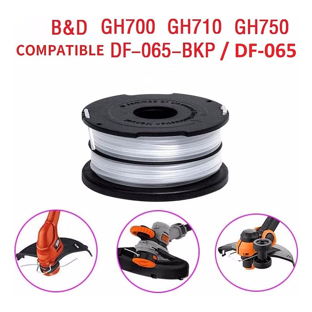Replacement Spool Line For Black And Decker Df-065 Df-065bkp Spool With  Black And Decker Gh700 710 750 For Grass Trimmers Dozen Straw Mower Line  With Nylon Mower Rope - Temu Germany