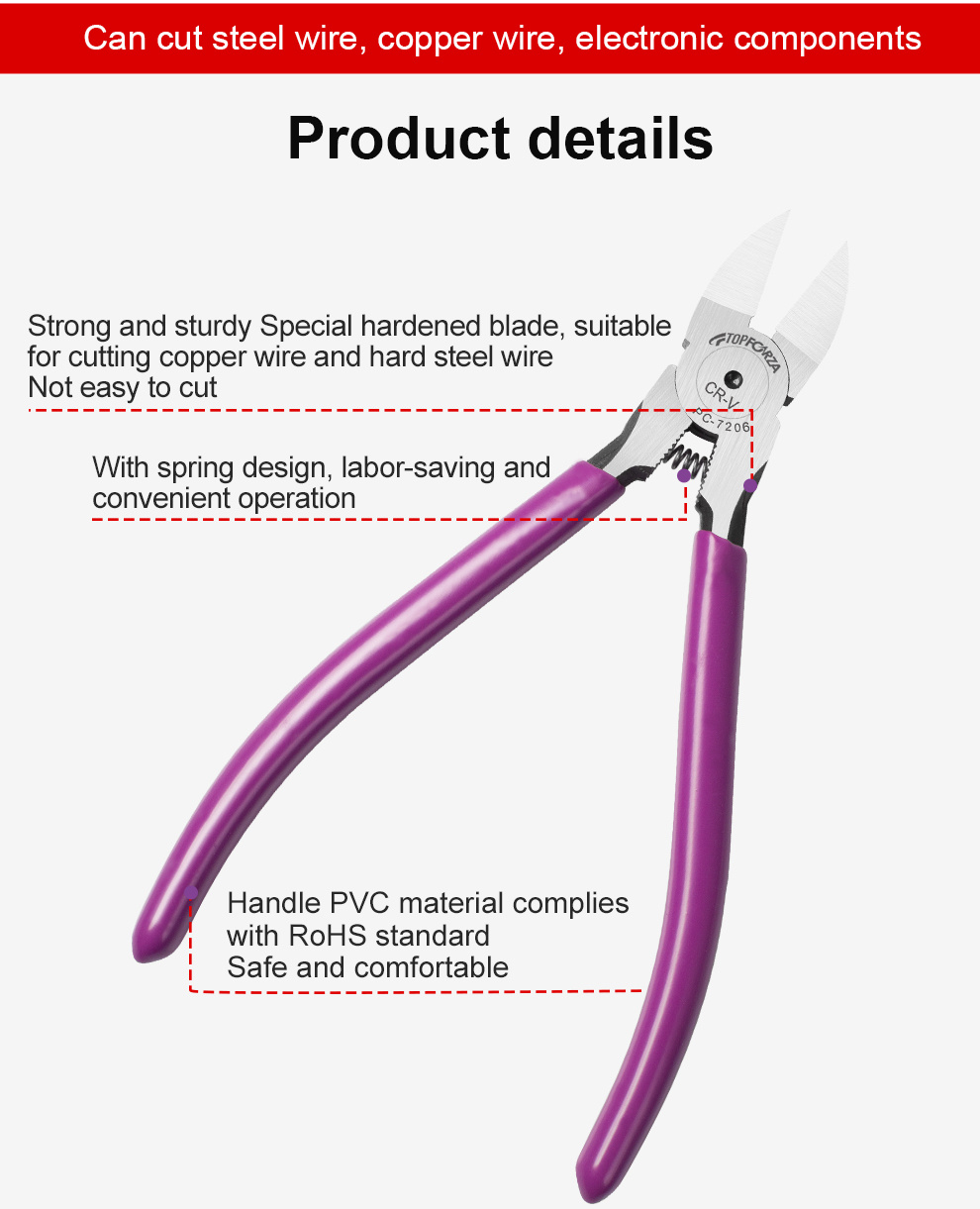 Wire Cutters Spring loaded Side Cutters Ultra Tough Temu