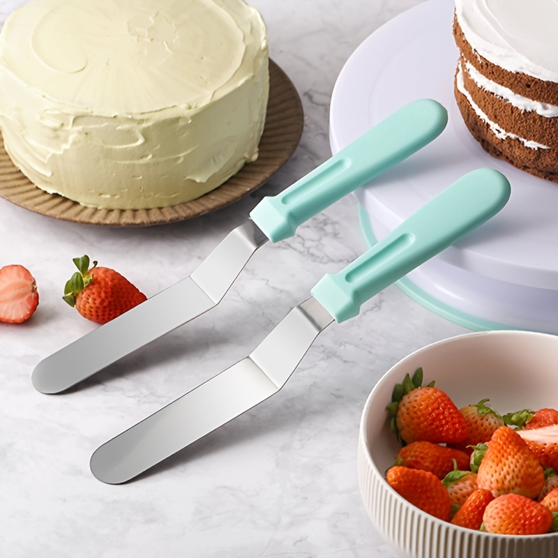 Colorful Stainless Steel Cake Frosting Spatula Set Easy To - Temu