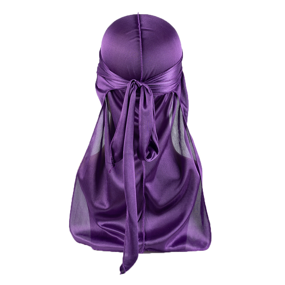 Men Solid Pirate Hat Corduroy Longline Dress Durag