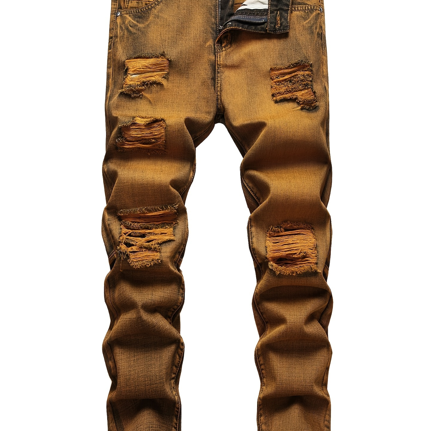 

Men's Retro Ripped Denim Jeans Clothes