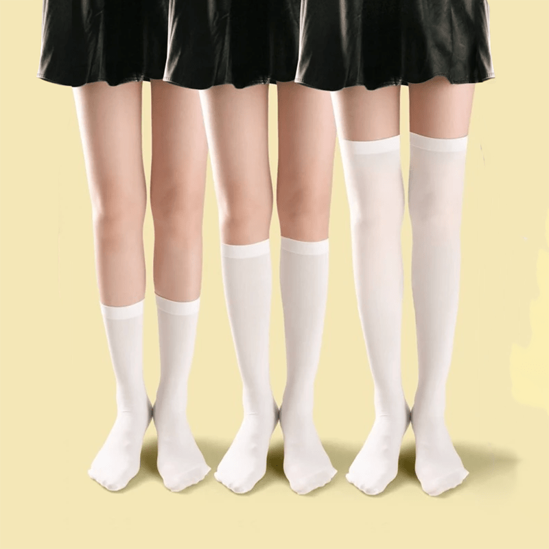 Women's Multisize Stocking Mesh Calf Tube Socks Knee Socks Temu