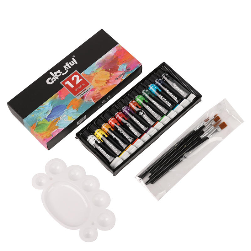 Marie's Gouache Paint Set 12/18/24/36 Colors X 0.4fl - Temu