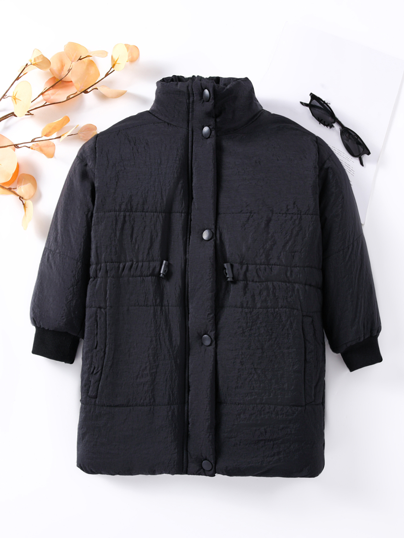 Toddler Boy Stand Collar Jacket
