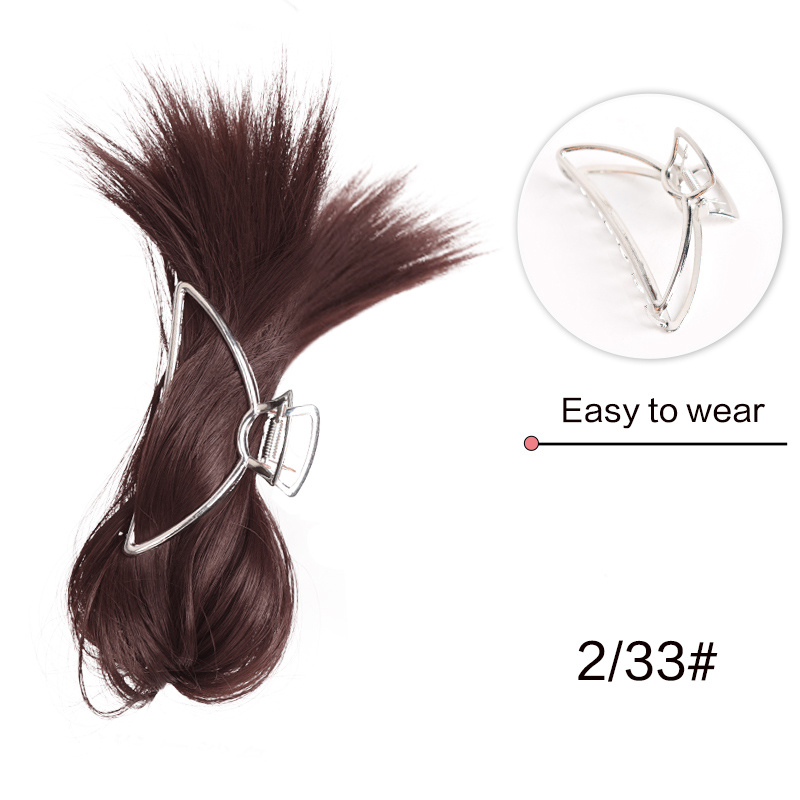 Synthetic Chignon Hair Buns Clip Ponytail Extensions for Women