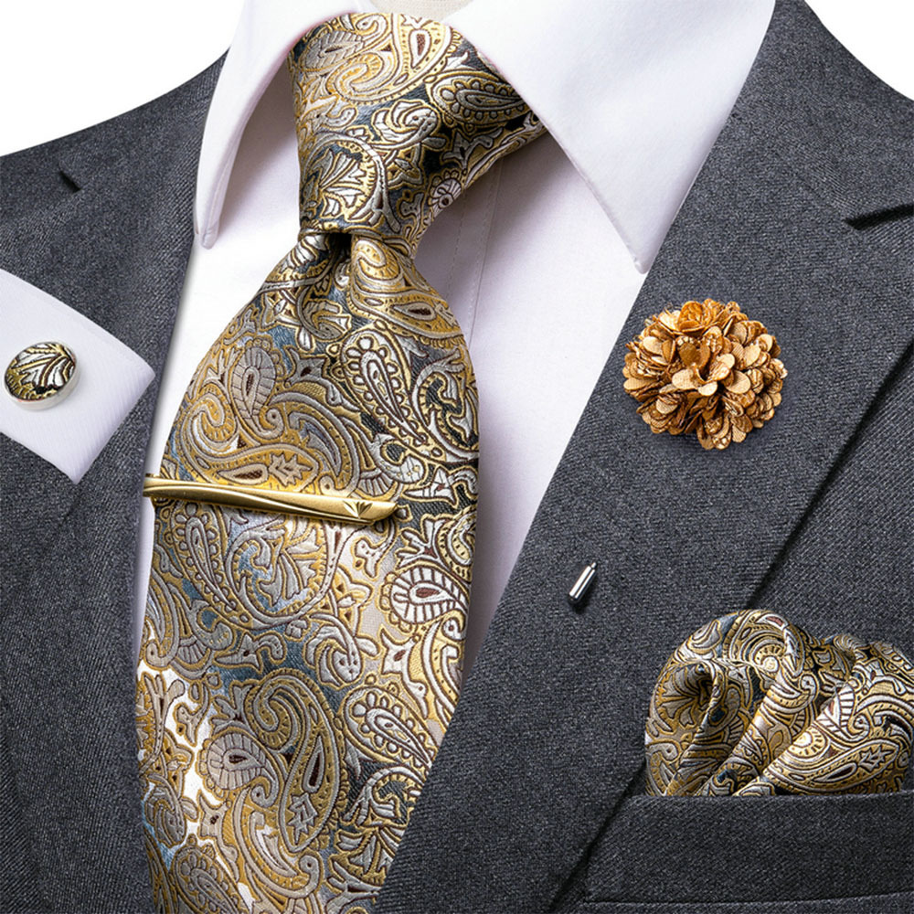 Men's Tie Clips Set Silver Golden Black Necktie - Temu