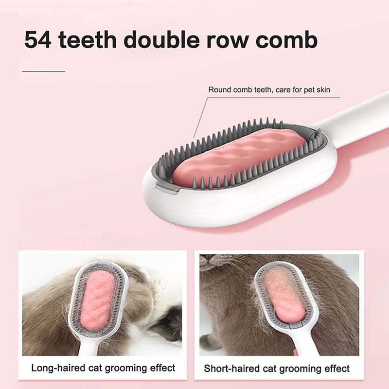 Pet Grooming Brush For Long  Short Haired Cats, Hair Brush For Massage,  Floating Hair Removal - Pet Supplies - Temu