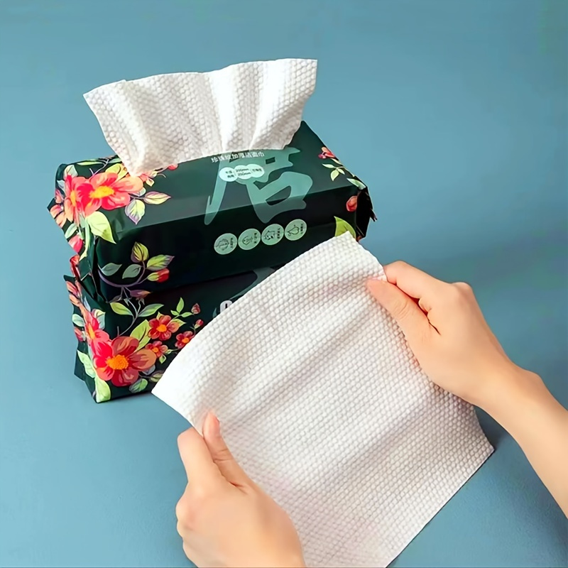 Lingettes Sèches En Coton Jetables, Serviette De Toilette Douce Pour Le  Visage Serviette De Nettoyage Pour Le Visage En Coto 10698