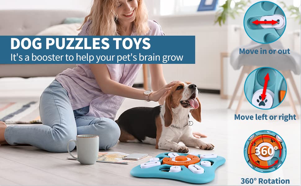 Dog Puzzle Toys Iq Training And Brain Stimulation - Temu