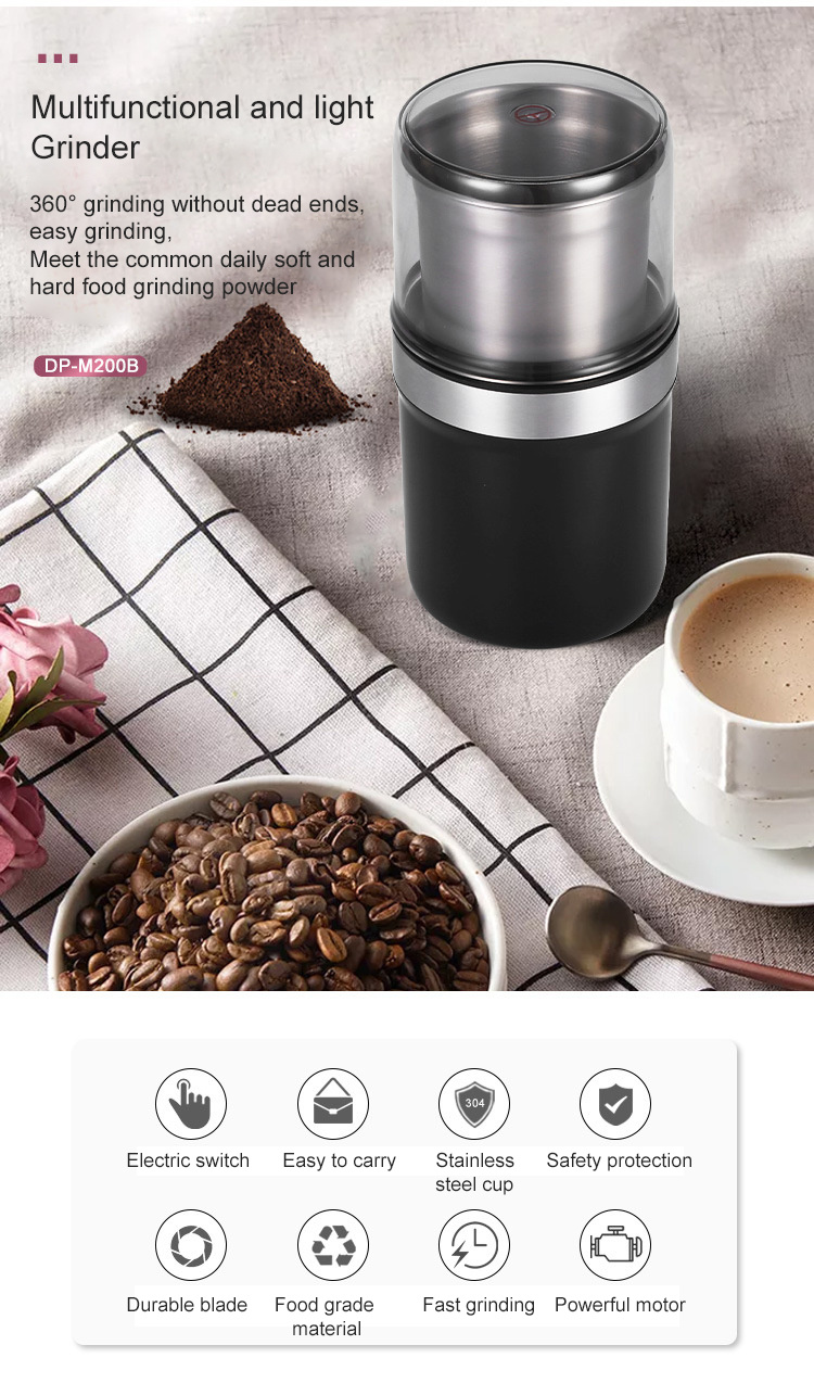 IKICH Coffee Grinder Electric, with Removable Cup for Easy Cleaning, 150  Watts SALE Coffee Grinders Shop - BuyMoreCoffee.com