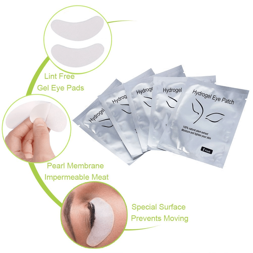 Eye Gel Pads Eyelash Extension Pads Lint Free Diy False Temu