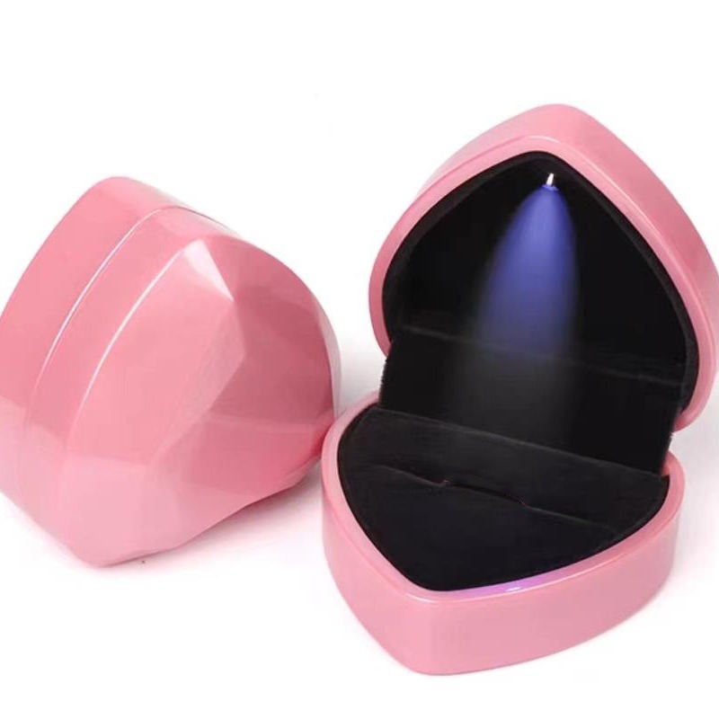 The Pink Light Ring Box