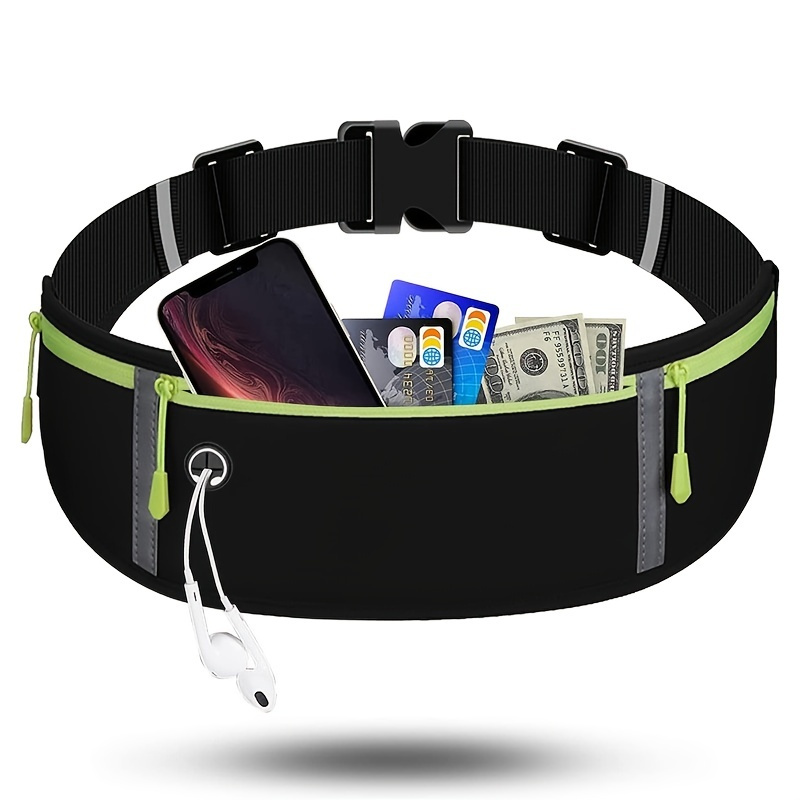 Hydration Running Belt With Phone Pocket Unisex Sports Fanny Pack For Running And Outdoor