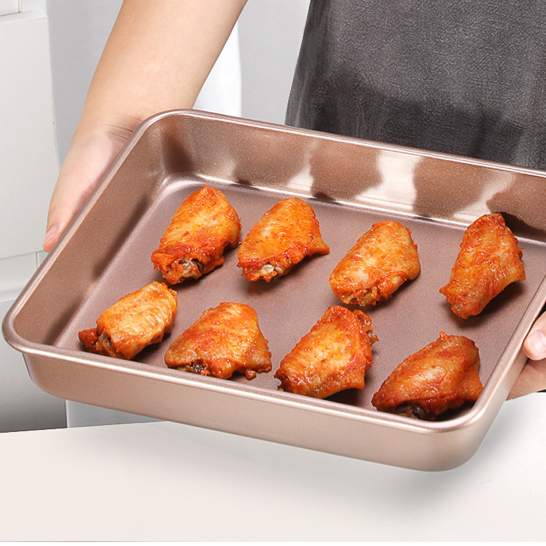 Nonstick Rectangular Tray For Easy Cake Baking And Pastry Temu