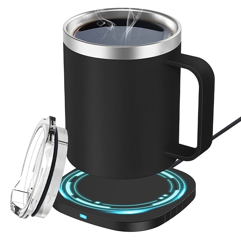 1pc Stainless Steel Thermal Mug With Handle, Can Be Heated On An Induction  Stove, Water Cup, Coffee Cup, Insulated Cup, Keep Warm & Cold For 12 Hours
