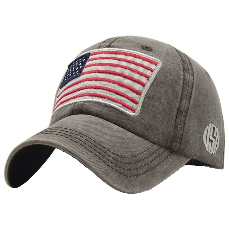 Usa Flag Embroidery Baseball , Ripped Casual Outdoor Tracker Hat - Temu