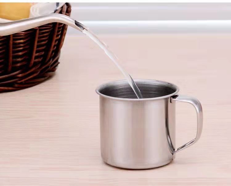 4pcs/10pcs Durable Stainless Steel Coffee Cup for Camping and Kitchen -  Small Metal Mug for Tea and Coffee - Kitchen Accessories